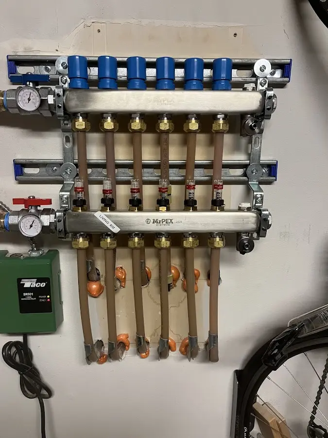 Plumber performing Leak Detection at a residential property in Johnstown